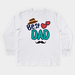 BEST DAD Kids Long Sleeve T-Shirt